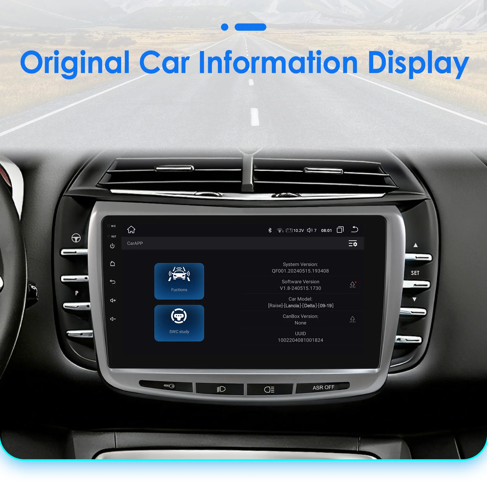2DIN Android Autoradio für Lancia Delta 2009 - 2019 Multimedia-Player GPS-Navigation Stereo 360 Kamera Carplay Android Auto RDS – Detail 39