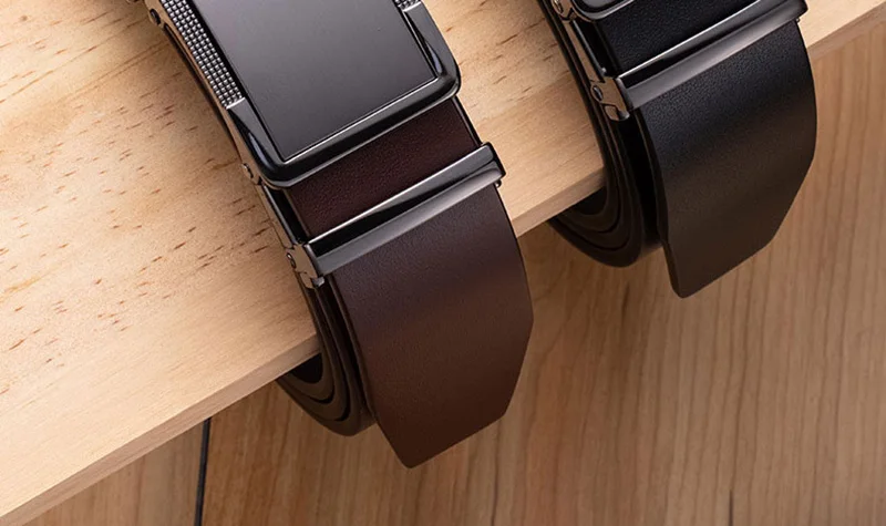 brown belt Top Quality Cow Genuine Leather Belt Automatic Buckle Male Design Luxury Formal Accessories Waistband Belts For Men belts designer