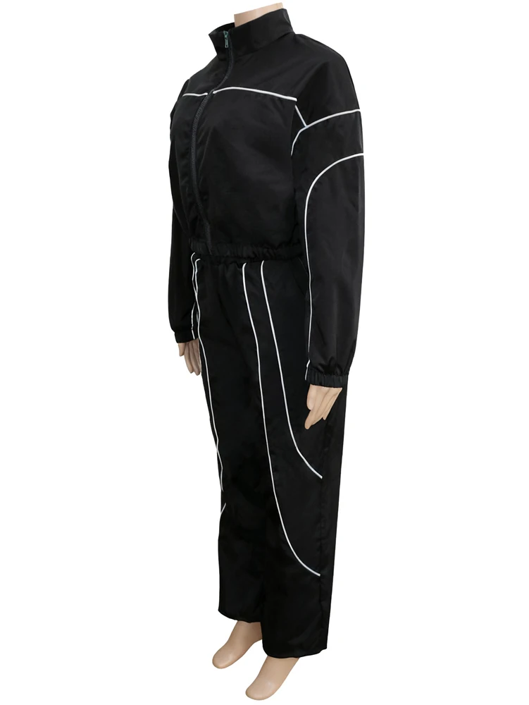 2026 Neues Design Frühling Herbst 2-Teiliges Damen-Outfit Jogging-Jacke und Hose Passende Sportbekleidung Zweiteiliges Jogger-Set für Damen – Detail 11