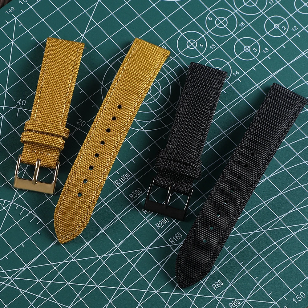 Deluxe Waterproof Sailcloth Strap - Durable Nylon Quick Release Sport Band