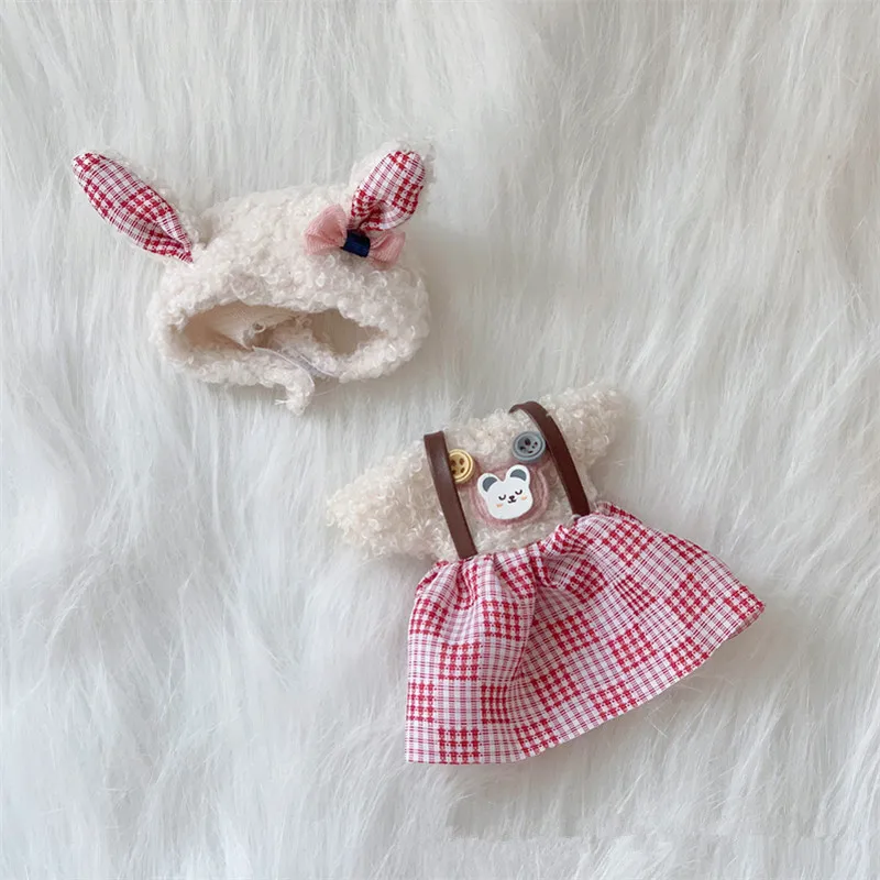 

New BJD Doll Clothes Accessories Fashion Dress Up Bib Skirt Clothes 16cm 1/12 Doll Play House Dress Up Girl Toy Accessory Gift