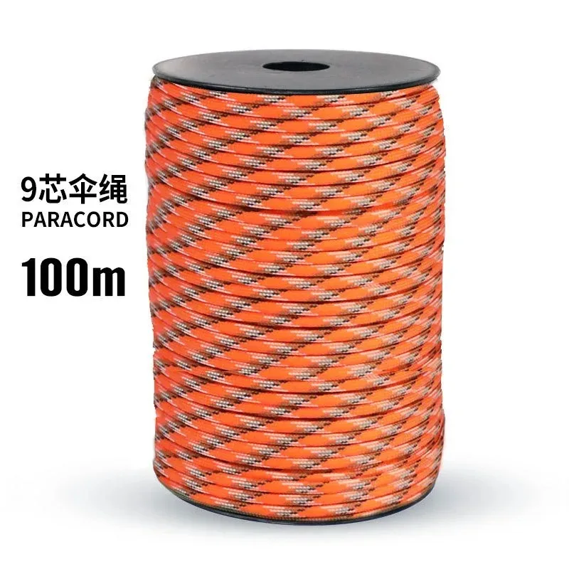 100m Multi-Purpose Parachute Cord for Outdoor and DIY Projects