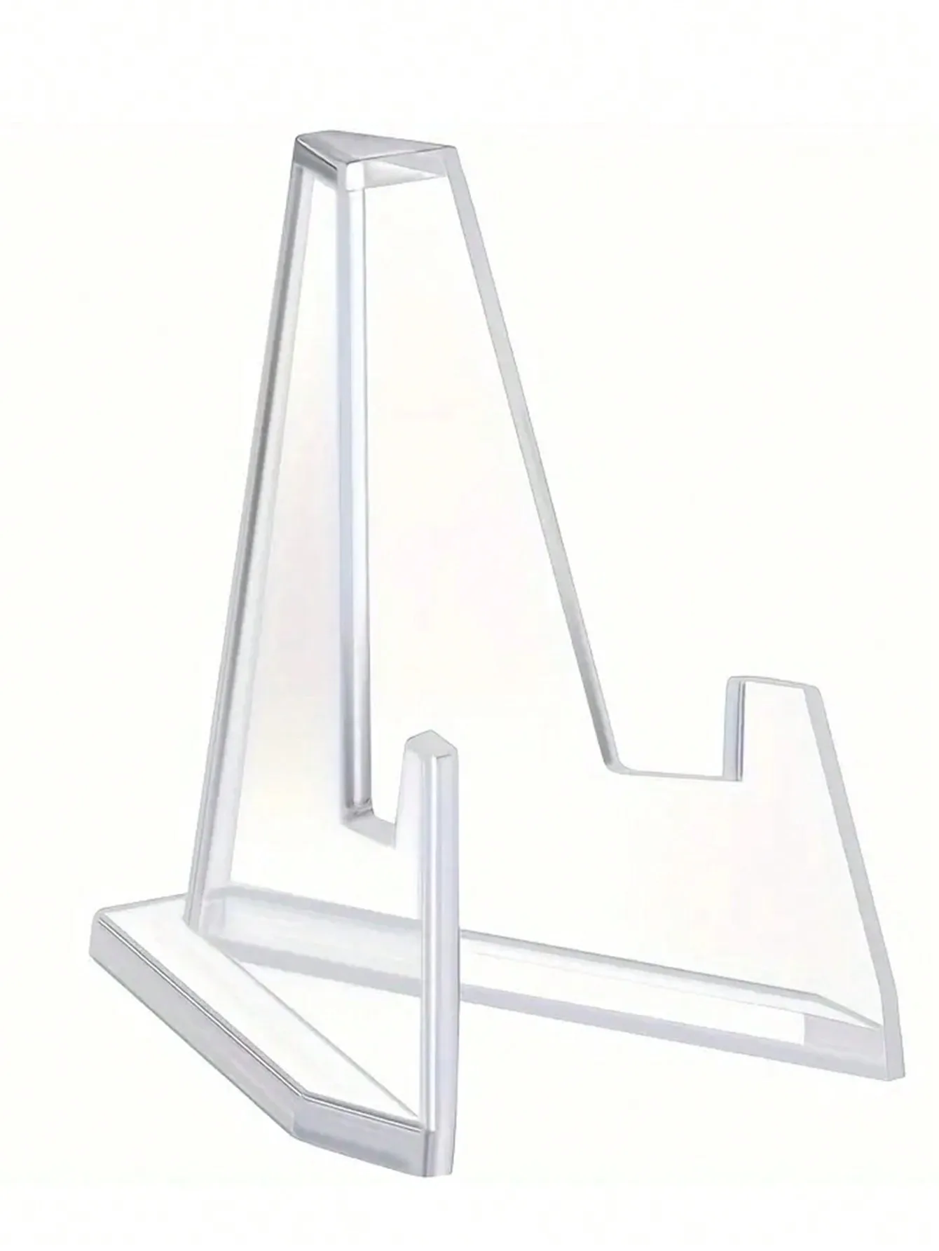 12/24pcs Mini Clear Acrylic Easel Stands Coin Display Easel Holder BaseballSports Card Stands Trading Graded Card Stand