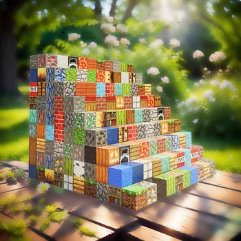 Set di blocchi magnetici Costruisci scena magnetica Gioco Giocattolo da costruzione per bambini STEM Cubi sensoriali Montessori Gioco Giocattoli Regalo 1