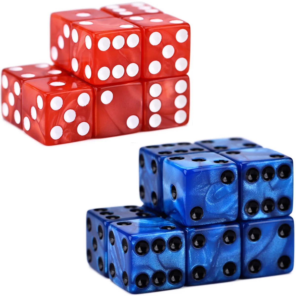 Poludie 10Pcs D6 Six Sides Dice 16mm Funny Games Dice for RPG Club Gambling  Desktop Party Bar Board Game Table Accessories - AliExpress