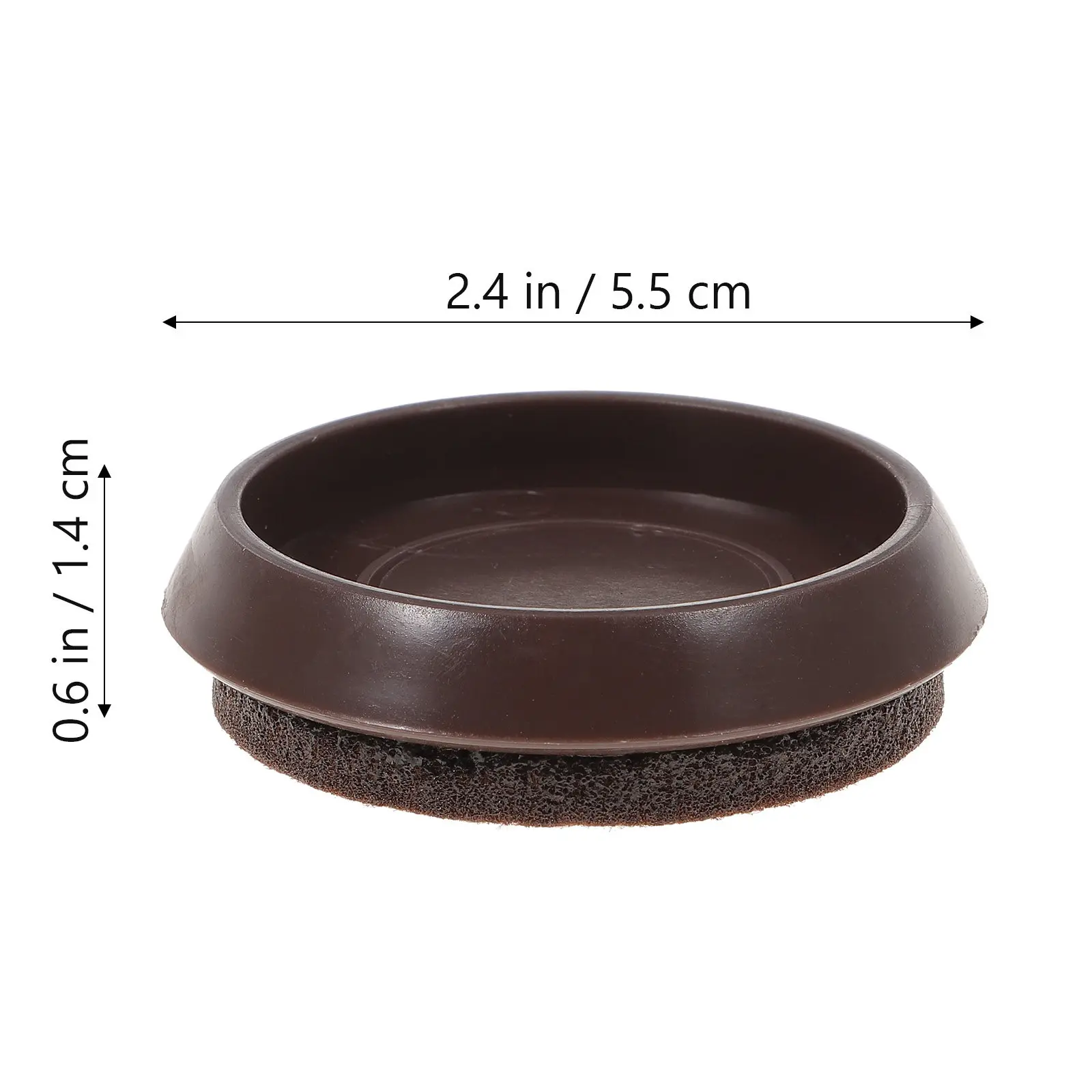 10Pcs 세련된 디자인 캐스터 컵 의자용 가구 컵받침 책상 소파 안락의자 나무 바닥 바닥 보호 가구