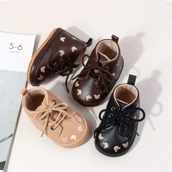 Ricamo del fumetto neonata ragazzo moda scarpe antiscivolo primavera autunno di alta qualità neonato bambino scarpe Casual BMB3235 1