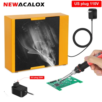 NEWACALOX 납땜 연기 추출기 연기 흡수기, 연기 방지 흡수기, 납땜 스테이션용 DIY 작업 선풍기, 30W
