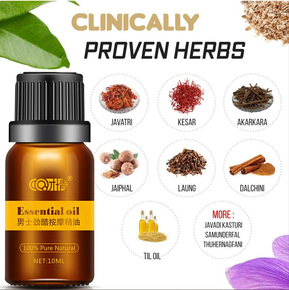 Penis Thickening Growth Massage Enlargement Oils Cock Erection Enhance Liquid Men Health Care