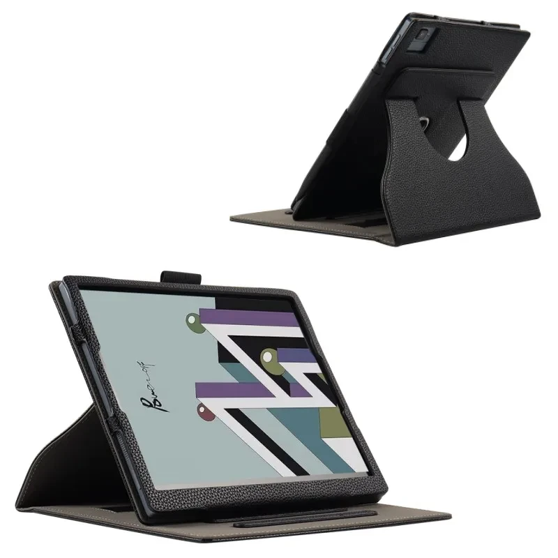 Versatile 360° Rotating eBook Cover with Hand Strap and Magnetic Closure