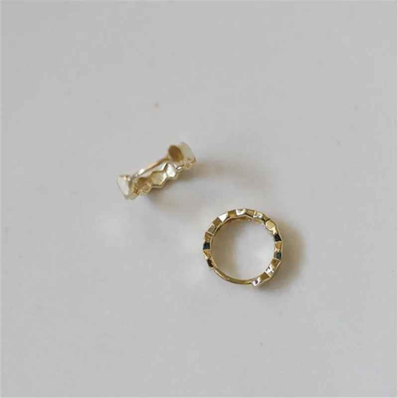 Orecchini Pendenti Ape In Argento 925 Placcato Oro | Cerchio 12,5 Mm Gioiello Donna | Fatto A Mano Ipoallergenico