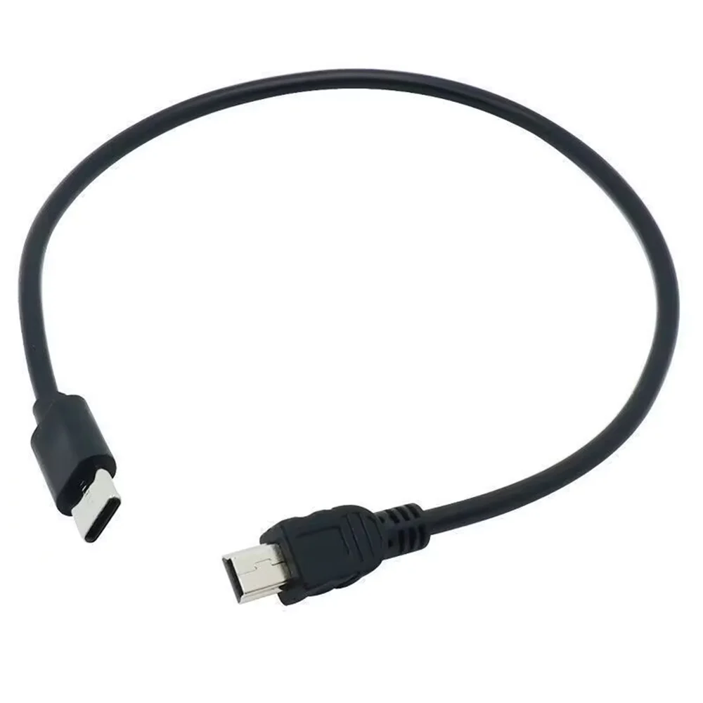 타입 C - 미니 USB 케이블 초단축 USB C - USB 미니 5핀 충전 데이터 케이블 코드 (MP3, MP4, GPS, 카메라, 블랙박스, 히어로 3용)