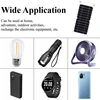 6.5V 30W Solar Panel with USB Waterproof Outdoor Camping And Hiking Portable Battery Mobile Phone Charging Bank Charging Panel 5