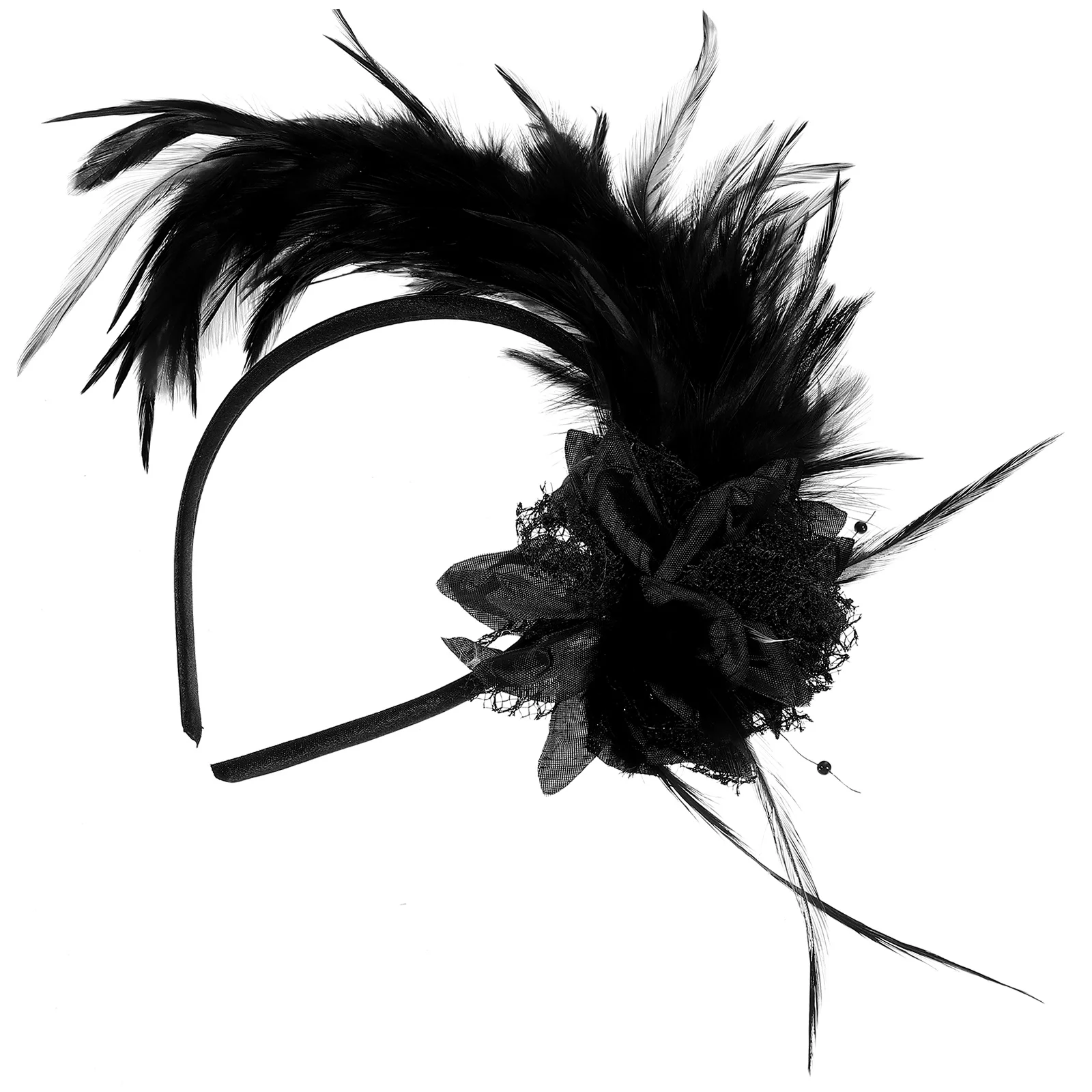 

Headband 1920s Headpiece for Women Hair Bands Six Colors Vintage Accessories Headdress Headbands Miss Girls