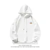 Autumn 2025 New Large Size Heat Transfer Flower Heavyweight Pure Cotton Casual Hoodie Street Style Loose Fit Long Sleeve Wome...