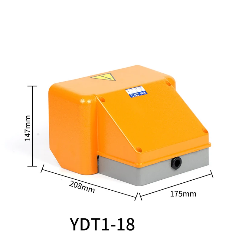 YDT1-18 Fuß Tret schalter Pedal Fuß schalter 250V 380V 10a Doppel pedal Verwendung für Biege maschine Stempel