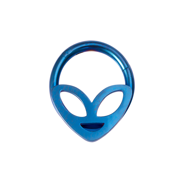 Nose Ring Hoop Septum Piercing Hinged Segment Clicker Surgical Steel Ear Cartilage Earrings Tragus Helix Daith Body Jewelry