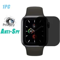 Protecteur d'écran de confidentialité pour Apple Watch, Film souple Anti-éblouissement, 41mm 40mm 44mm 45mm, pour iWatch série 9 8 7 SE 6 5 4 3
