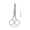 Single Blade Razor Women Scissors Barber Clippers Brow Face Hair 304 Stainless Steel 3
