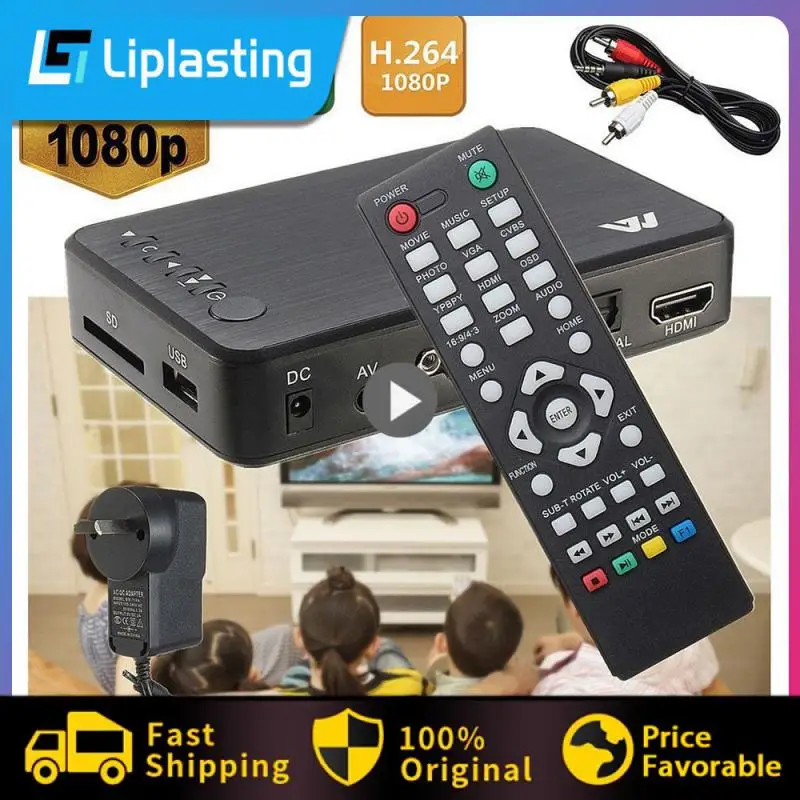 

Media Player 1080P USB External Hdd Media Player With VGA SD Support MKV H.264 RMVB WMV Media Player for car HDDK6