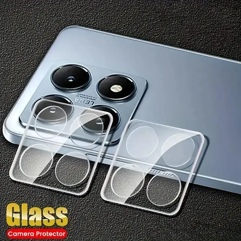 2-Piece 3D Camera Protector + Full Coverage Clear Glass Screen Protectors Combo Pack