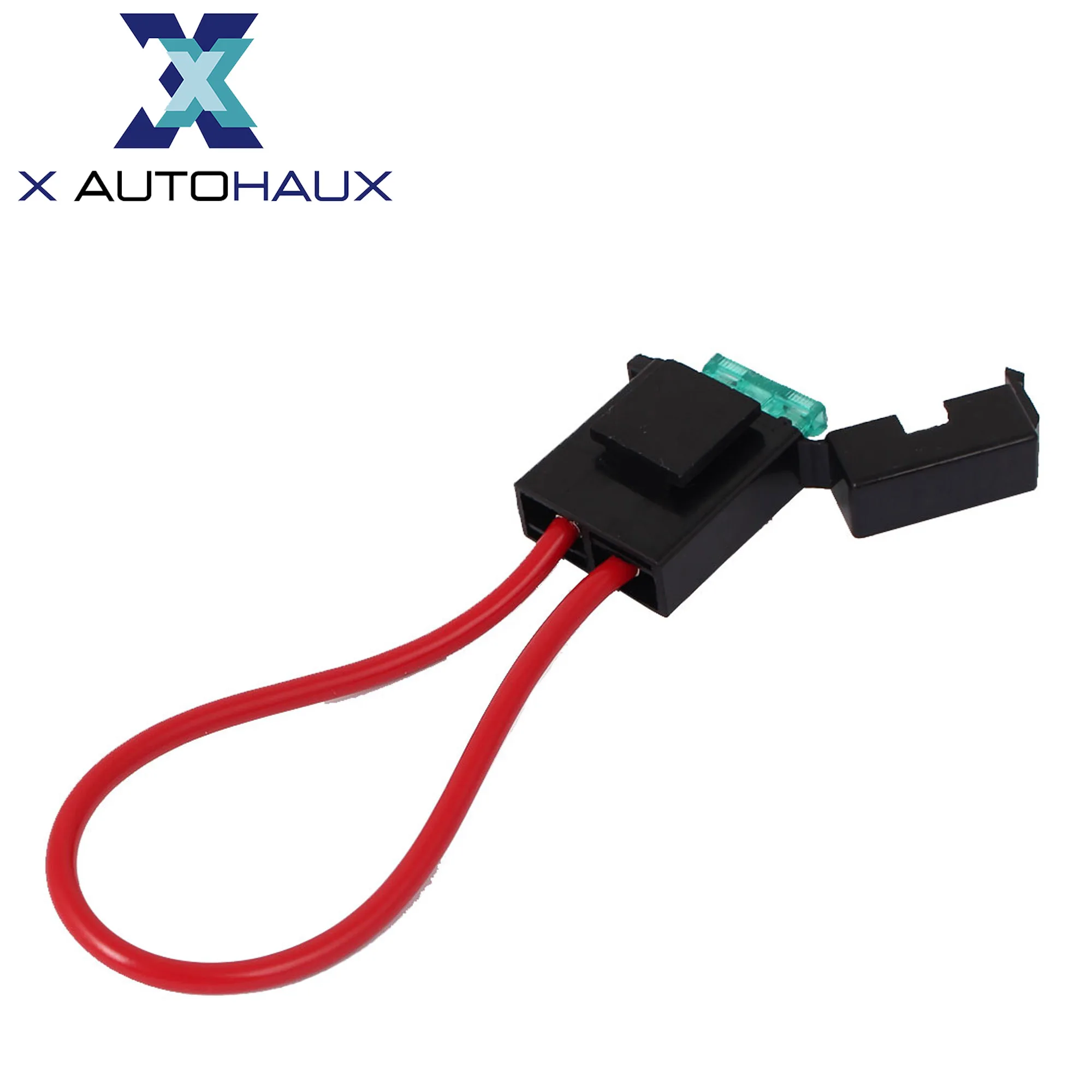 X Autohaux 1/8/10/15pcs Auto Fuse Holder Block Connector Copper In-line AWG Wire Blade Car Fuse Holder Parts Accessories Tools