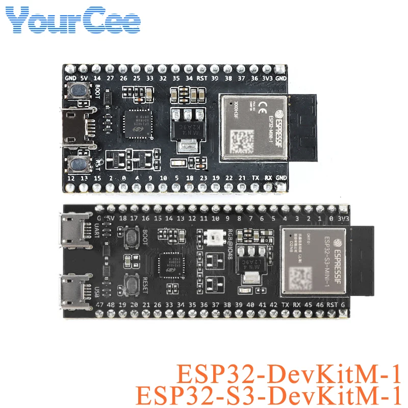 Esp32-Devkitm Esp32-S3-Devkitm-1 Scheda Di Sviluppo Esp32 Esp32-S3-Mini-1 Esp32-Mini-1-N4 Modulo Mcu Wireless Wifi