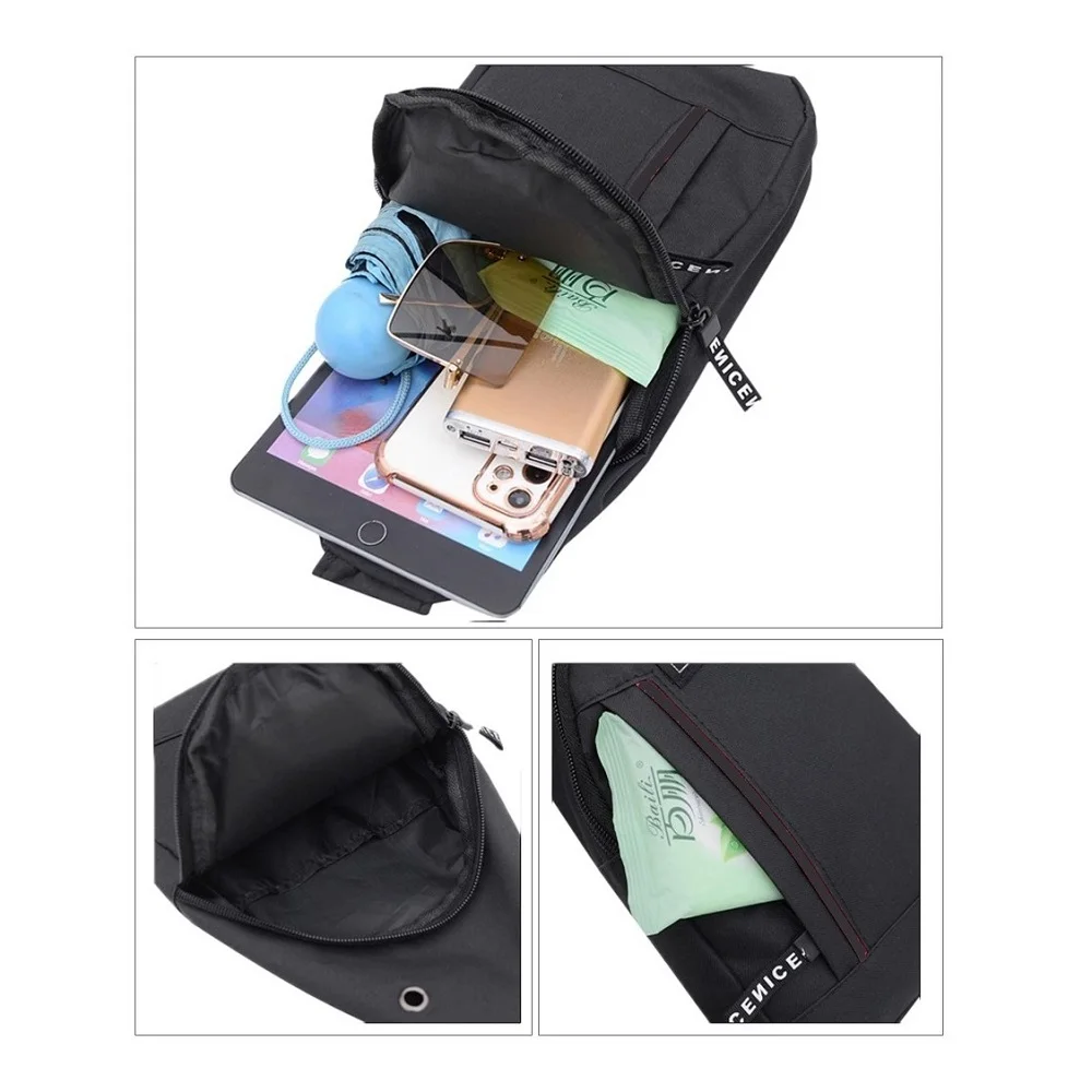 Mochila Transversal YAZEKOUS - Pequena E Prática Bege