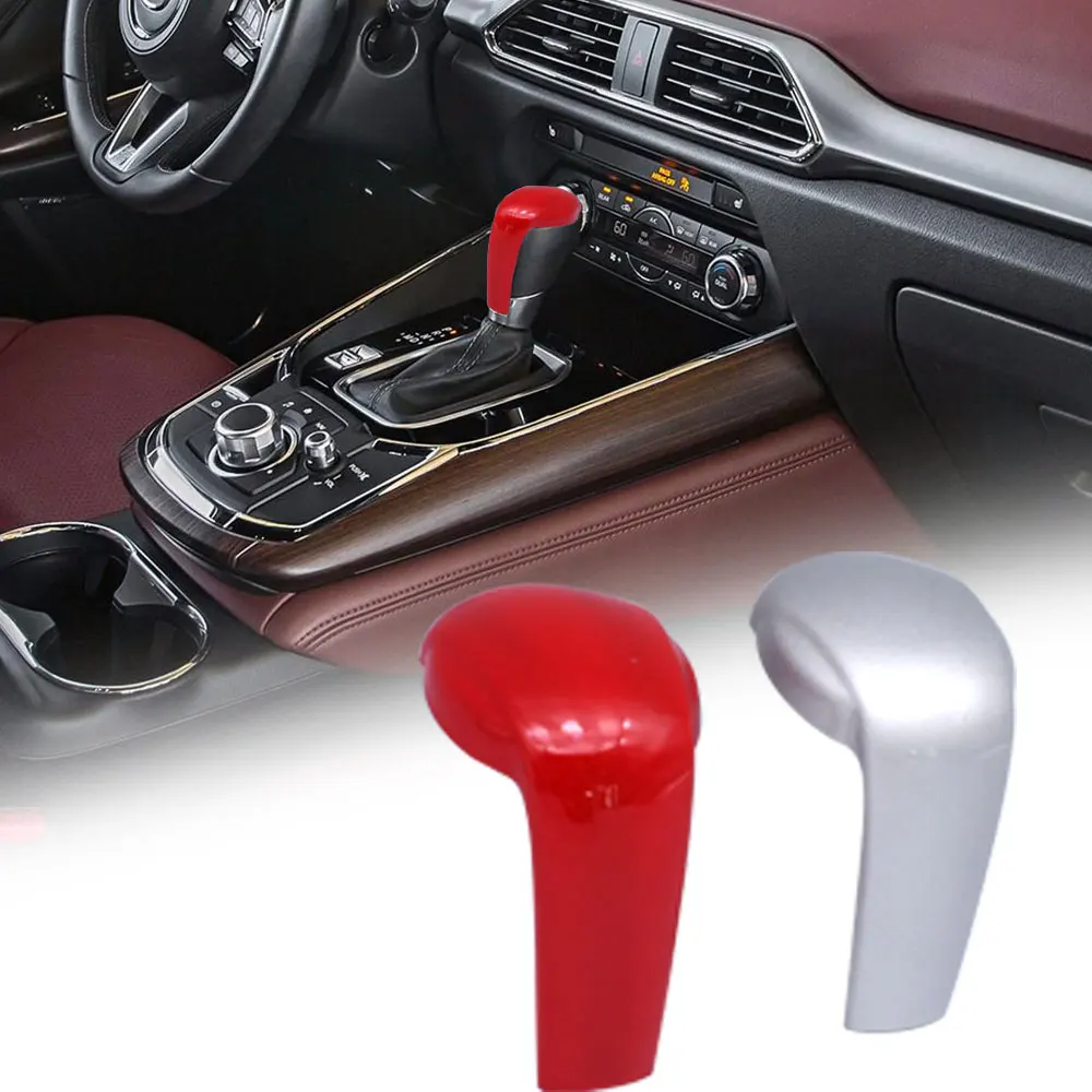 

Car Gear Head Shift Knob Handle Cover Trim Sticker For Mazda 2 3 6 BM GJ Demio CX3 CX5 CX8 CX9 Axela 2014-2021 2022 Accessories