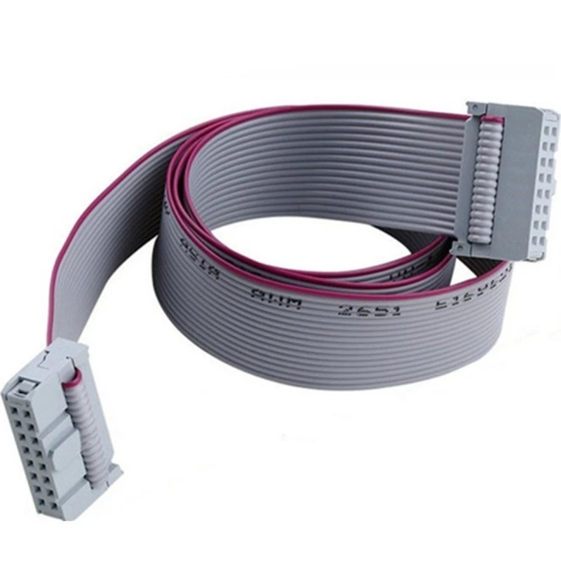 5PCS Flat Ribbon Data Cables for LED Display Receiving Card connection Pure Copper Signal 20cm 40cm 60cm 80cm 100cm Length