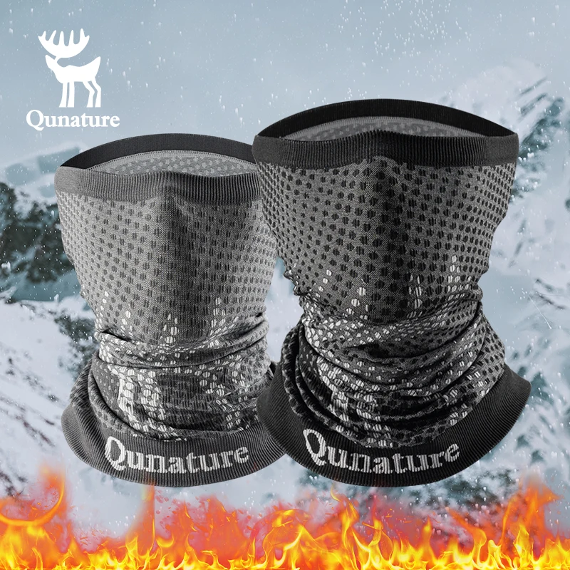 Qunature Skiing & Snowboarding Face Mask Bandana Thermal Keep Warm Neck Gaiter Breathable Winter Sports Hiking Skating Ski Scarf face mask,knitted scarf,neck warmer
