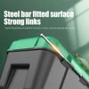LAOA High-Capacity Double-Layer Toolbox Reinforced Bottom Sturdy Impact Resistant Heat-Resistant And Cold Resistant 4