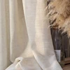 1/2pcs Linen Gauze Curtains,Japanese Hemp Material,Log Wind,Balcony Bay window,Living Room,Bedroom Gauze Curtains（Customizable ） 1