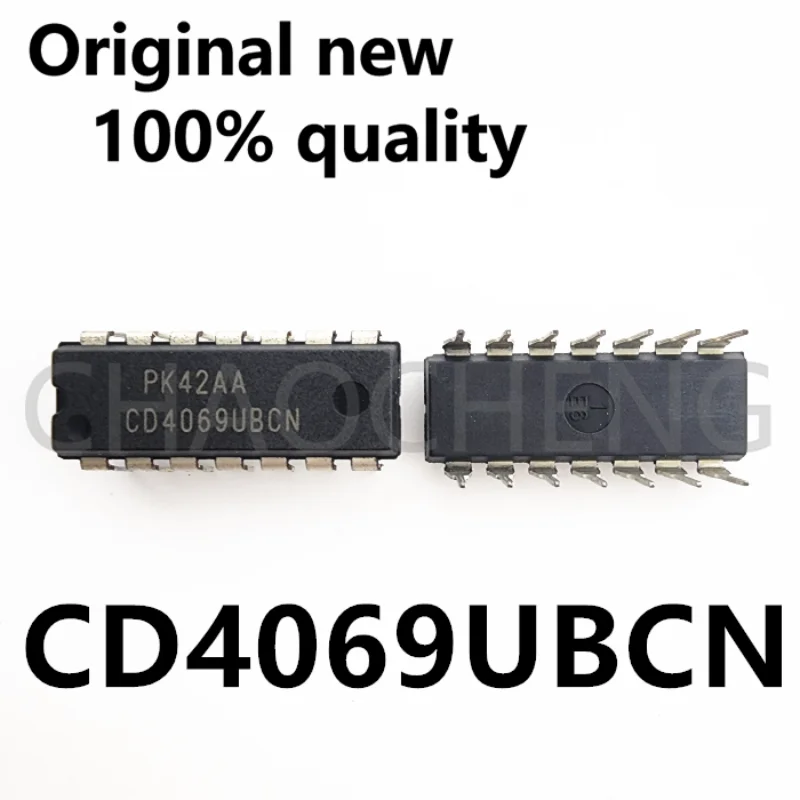 

(5-10pcs)100% New CD4069UBCN dip-14 Chipset