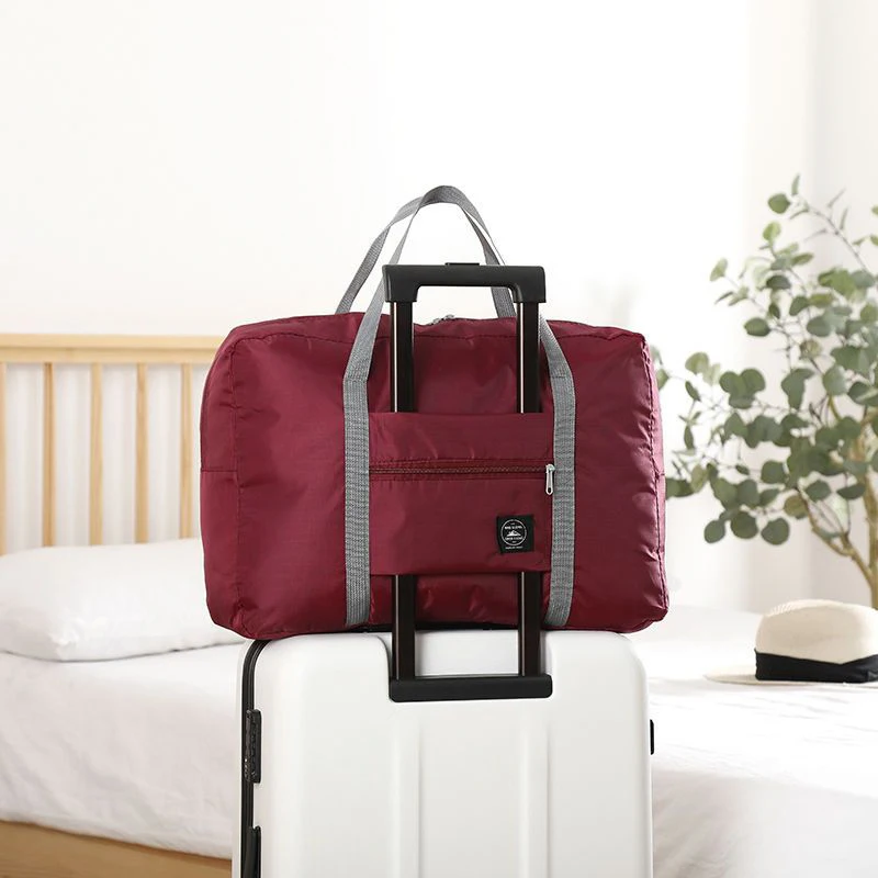 Foldable Lightweight Travel Duffel Bag - Large Capacity Weekend and Sports Tote