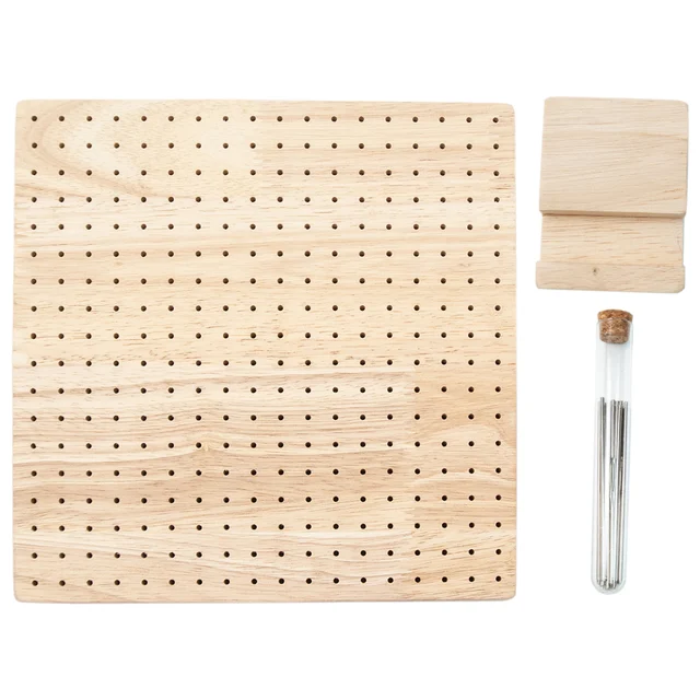 Wooden Blocking Board Granny Square Crochet Board Crafting With 196 Small  Holes Blocking Mat Blocking Board For Knitting Crochet - Wood Diy Crafts -  AliExpress
