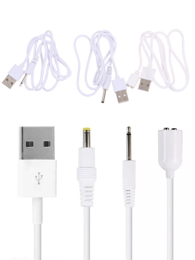 Charging Cable Replacement DC Charging Cable 2.5mm USB Adapter Cord Fast Cord Massage Product Accessories 1PCS charging cable