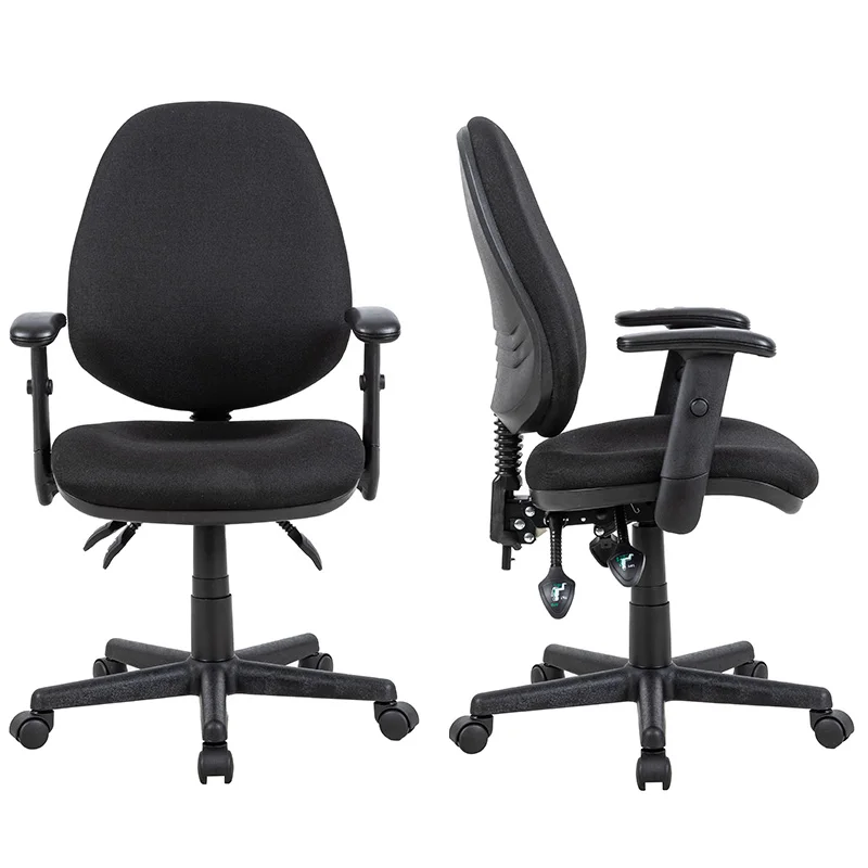 black mesh guest chair for reception or waiting areas Modern Comfortable Staff Executive Office Mesh Reception Guest Conference Chair