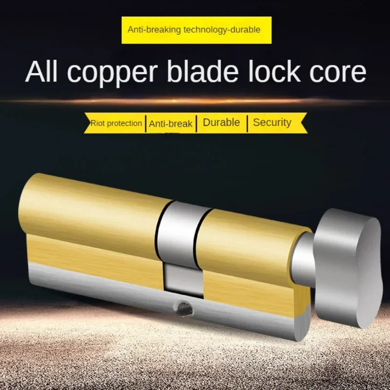 Door Lock Cylinder Single Open Lock Cylinder 10Pieces Master Keys High Quality Indoor Anti-theft All Copper