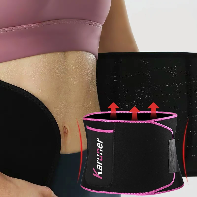 Waist Trimmer Women and Men Sweat Band Waist Trainer High-Intensity Training & Workouts