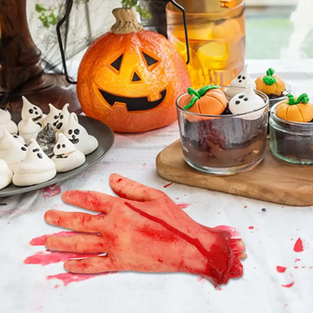 Accesorios De Halloween De Partes Del Cuerpo Falsas | Mano, Pie, Corazón, Pulmones, Ojos, Dedos | Decoración Sangrienta Y Realista