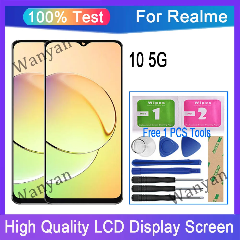 

Оригинальный Для Realme 10 5G LCD дисплей сенсорный экран дигитайзер Замена