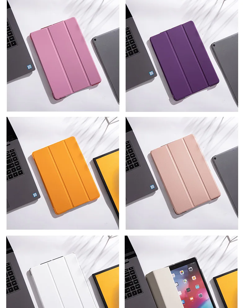 Für IPad 10.2 Schutzhülle Mini 4/5/6 Hartschale Pro 12,9 Zoll PC-Leder mit Smart Sleep-Funktion – Detail 9