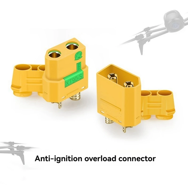 ABHS-10 Pairs XT90S XT90 Connector Anti-Spark Male Female Connector For Battery, ESC And Charger Lead