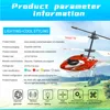 Rc Helicopter 3.5CH Remote Control Airplane Mini Drone Aircraft Fall Resistant Outdoor LED Light Flight Toys for Kids Adults 5