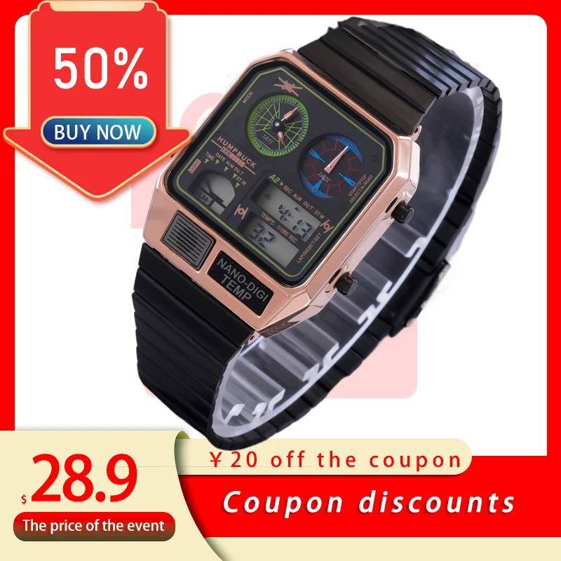 

HUMPBUCK Unmatched Versatility Premium Stainless Steel Watch Clasp Closure Alarm Lifestyle Enhancement