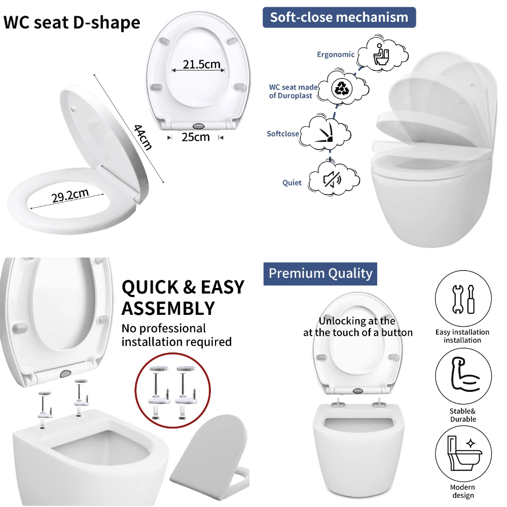 Toilet Seat Slow Close Adjustable Hinges For Bathroom Fixture, toilet seat accessories,toilet hinge replacement