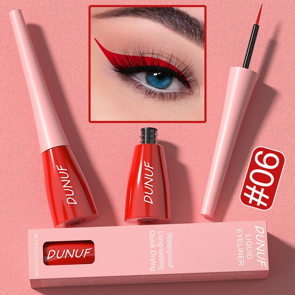 Colorful Liquid Eyeliner Quick Dry Waterproof Eye Pencil Long Lasting Eyes Cosmetic Blue Green Glitter Eye Showdow Makeup Tools liquid eyeliner,eyeliner pencil,eyeshadow eyeliner