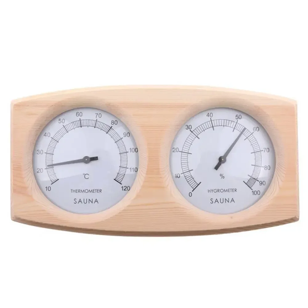 

Thermometer In Room 2 Hygrometer Humidity Wooden Steam Sauna 1 Meter Temperature Humid