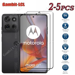 Premium 9H HD Tempered Glass Screen Protector - Ultra Clear and Durable Finish - 2 pieces (For Moto G75)